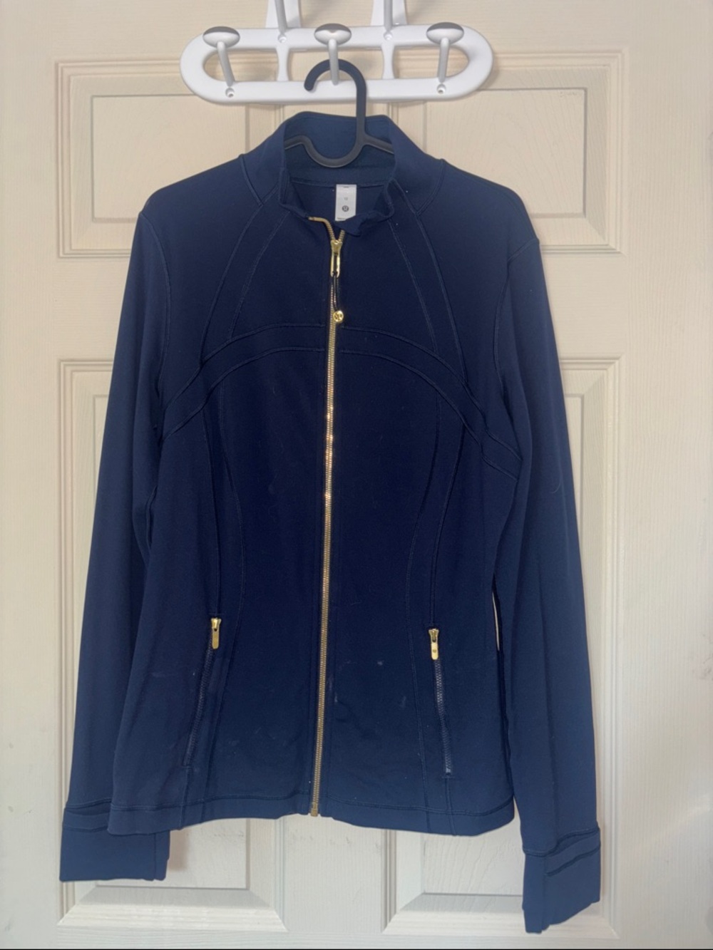 lululemon athletica Navy define Jacket with Gold Zipper